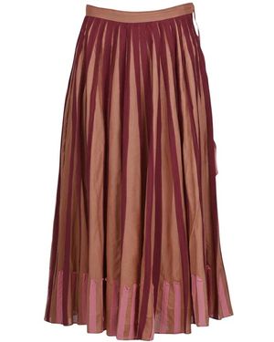 Niu Maxi Skirts - Red