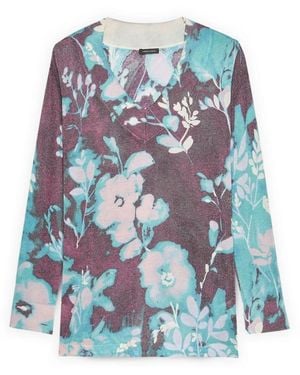 FIORELLA RUBINO V-Neck Knitwear - Blu
