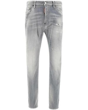 DSquared² Distressed Denim Jeans - Grau