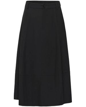 Part Two Midi Skirts - Black