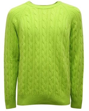 Amaranto Round-Neck Knitwear - Verde