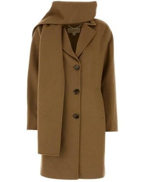 Michael Kors Wollmischungs-Schalmantel - Grün
