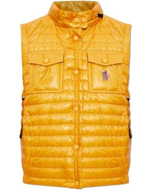 Moncler Jassen ,Oranje ,Leer Day-Namic Down Vest - Geel