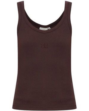 Gestuz Gzdrew Baumwoll-Top - Braun