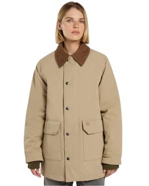 Dickies Single-Breasted Coats - Natural