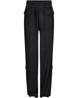 Dries Van Noten Straight Trousers - Black