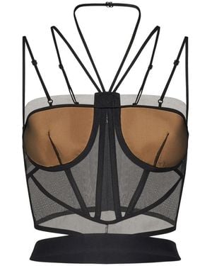 Nensi Dojaka Sleeveless Tops - Nero