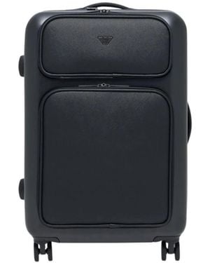 Emporio Armani Large Suitcases - Azul