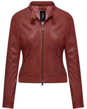 Bomboogie Leather Jackets - Red