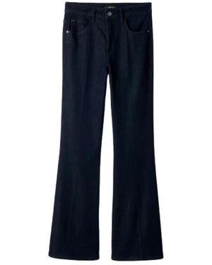 Guess Jeans ,Zwart ,Katoen Belle Flare Jeans - Blauw