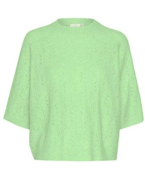 Kaffe Round-Neck Knitwear - Vert