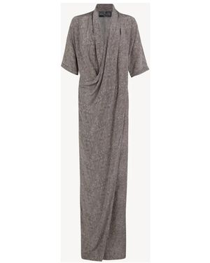 Cortana Wrap Dresses - Grey