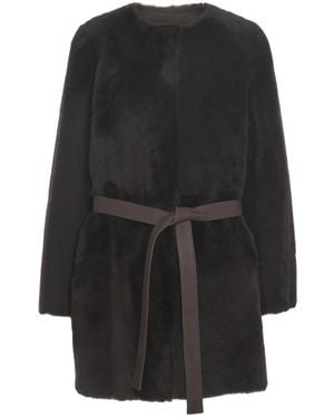 1972 DESA Faux Fur & Shearling Jackets - Black