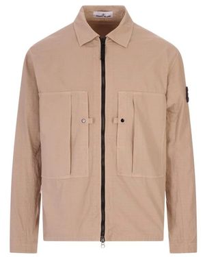 Stone Island Overshirt - Natur