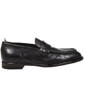 Officine Creative Schoenen ,Bruin ,Leer Klassieke Loafer - Zwart