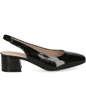 Caprice Court Shoes - Black