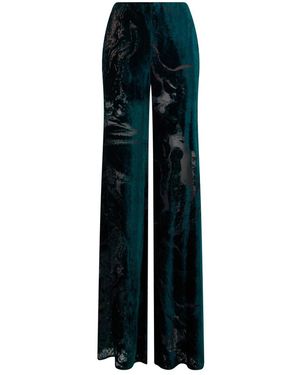 Alberta Ferretti Broeken ,Blauw ,Rechte Broek
