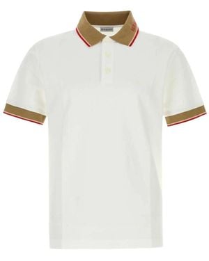 Burberry Polo Shirts - Blanco