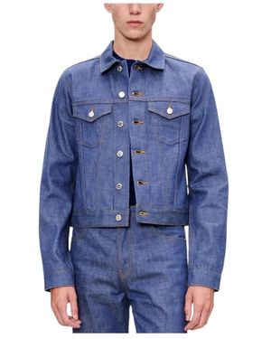 A.P.C. Jassen ,Blauw ,Denim Denim Jassen