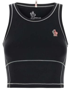 Moncler Sleeveless Training Tops - Negro