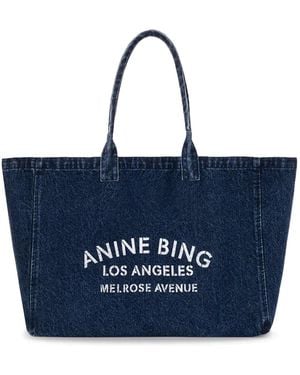 Anine Bing Tote Bags - Bleu