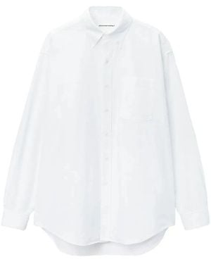 Alexander Wang Oversize Weiße Hemd