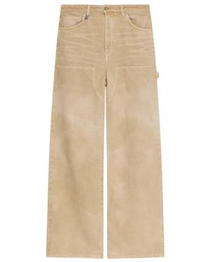 Amiri Jeans ,Katoen Wide-Leg Jeans - Naturel