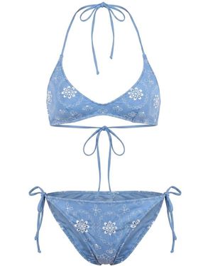 MC2 Saint Barth Badmode ,Blauw ,Hespera Virgo Sangallo Bikini