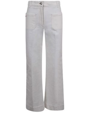 Victoria Beckham Wide Trousers - Grey