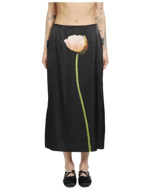 Simone Rocha Midi Skirts - Black