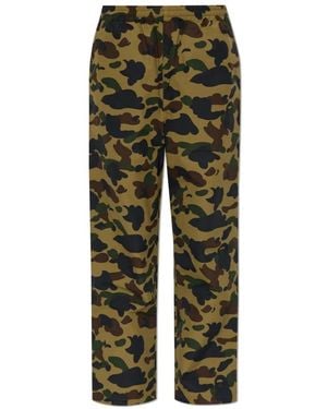 A Bathing Ape Broeken ,Groen ,Camouflage-Motif Broek