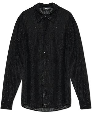 mens glitter dress shirts Rainbow Sequin Blazer