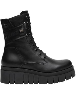 Nero Giardini Lace-Up Boots - Nero