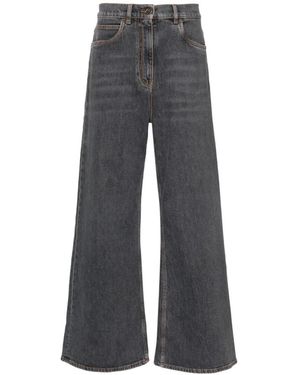 Etro Wide Jeans - Gris