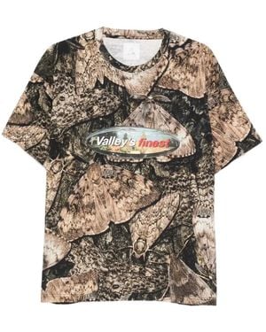 ROA Tops ,Veelkleurig ,Senter T-Shirt - Grijs