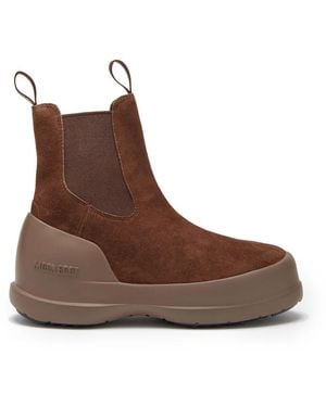 Moon Boot Schnürstiefel - Braun