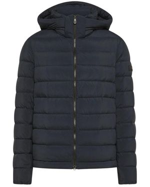 Peuterey Jassen ,Blauw ,Nylon Ultra-Lichtgewicht Nylon Donsjack