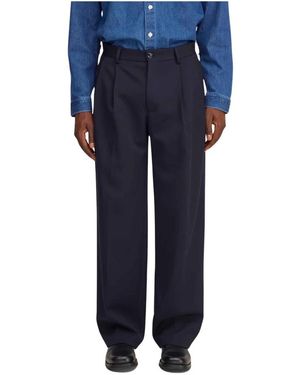 NN07 Straight Trousers - Bleu