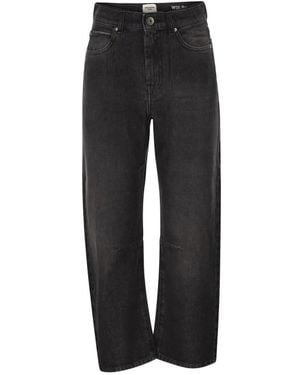 Weekend by Maxmara Straight Jeans - Negro