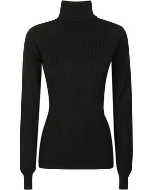 Moncler Truien & Vesten ,Zwart ,Wol Wollen Coltrui