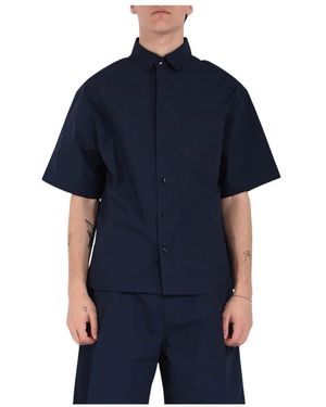 A PAPER KID Short Sleeve Shirts - Blue