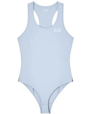 EA7 Basic Tops - Blau