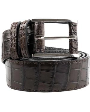 Kiton Belts - Black