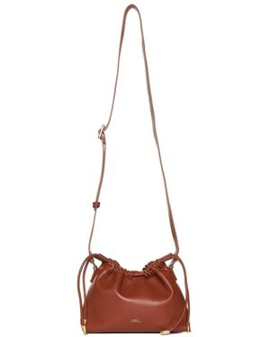 A.P.C. Bucket Bags - Rosso