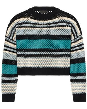 Alanui Round-Neck Knitwear - Green