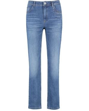 Taifun Lange Jeans Hose - Blau
