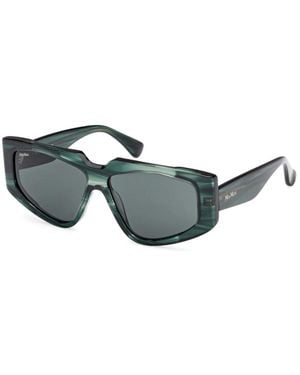 Max Mara Accessoires ,Groen ,Mm 0125 Zonnebril - Grijs