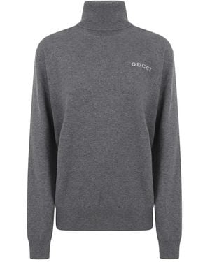 Gucci Cashmere Knitwear - Gray