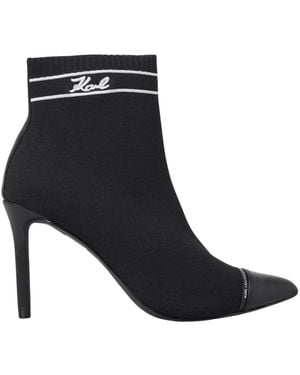 Karl Lagerfeld Heeled Boots - Negro