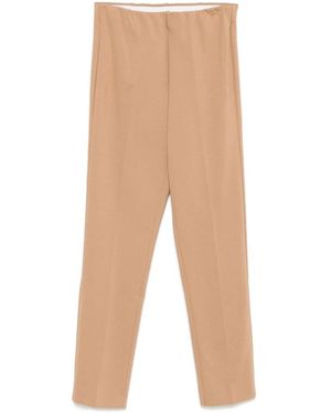 Le Tricot Perugia Straight Trousers - Natural